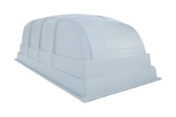 Plastikāta vāks 3.7 x 1.8 x 1.25 m