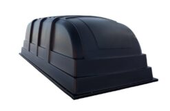 Plastikāta vāks melns 3.0 x 1.5 x 1.0 m