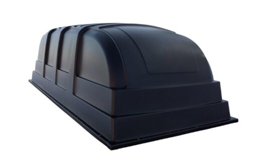 Plastikāta vāks melns 3.0 x 1.5 x 1.0 m