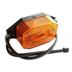 Gabarītlukturis Flexipoint oranžs (plakans stiprinājums, 0.5m vads)