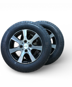 Komplekts ritenis uz vieglmetāla diska 155/80 R13 500 kg M+S (4x100)