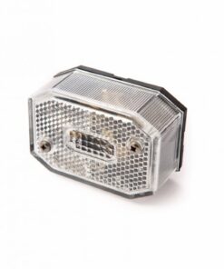 Gabarītlukturis Flexipoint balts ar korpusu (bez spuldzes un vada)