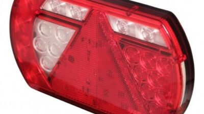 LED aizmugurējais lukturis Lucidity, kreisais (ar numura apgaismojumu)